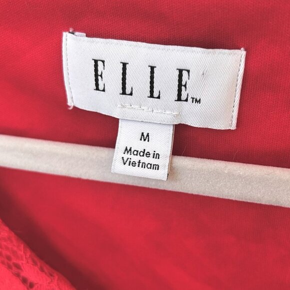 Whimsigoth ELLE - Red Lace Layered 3/4 Bell Sleeve - Picture 3 of 4